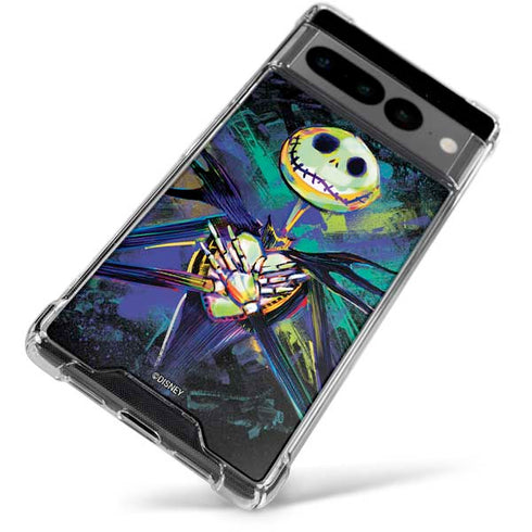 Disney The Nightmare Before Christmas Jack Skellington Art Google Pixel 7 Pro Clear Case
